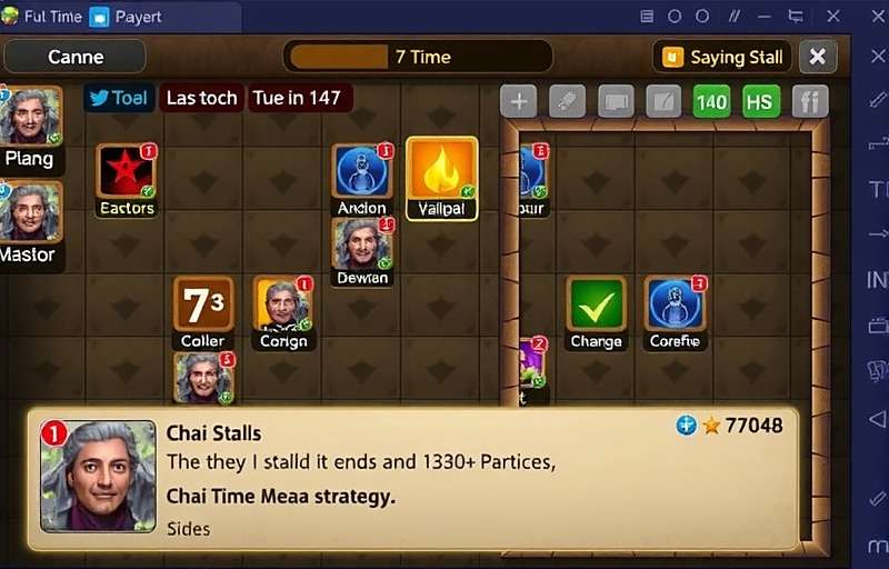 Chai Time Manager Strategy Guide Chai Time Manager player strategy guide showing optimal stall setup